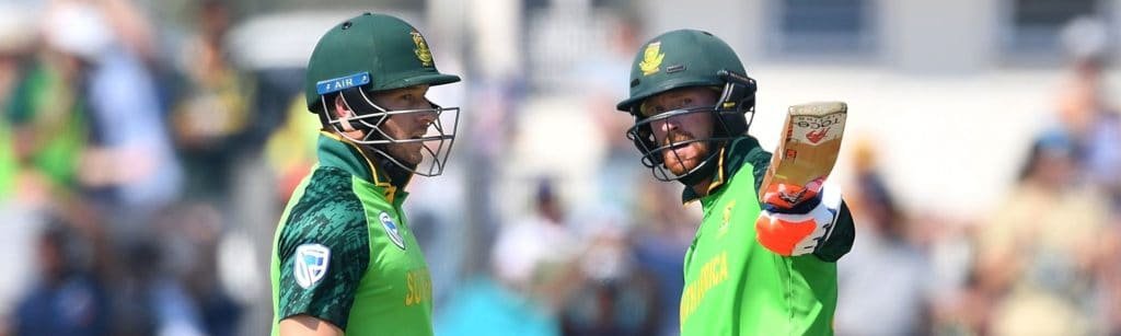 South African players Klaasen and Miller before India vs South Africa ODI