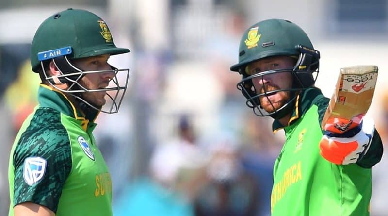South African players Klaasen and Miller before India vs South Africa ODI